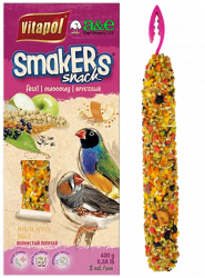 Smakers Fruit Finch Treat Stick 2pk - A&E