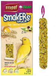 Smakers Egg Canary Treat Stick 2pk - A&E