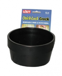 Lixit 10 oz high-density polystyrene crock BLACK