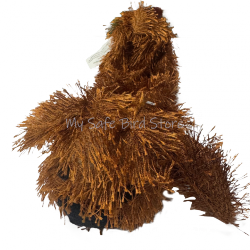 Fuzzy Brown Dog Toy