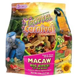 FM Brown's Gourmet Parrot & Macaw Big Bites 5#