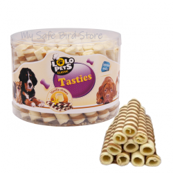 Tasties Straws Dog Treats 60-Pack