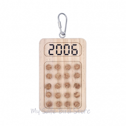 Wood and Cork Calculator by Happy Beaks Toys