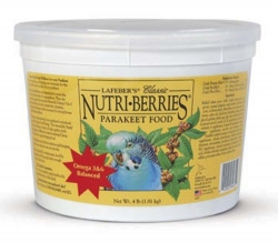 Lafebers Nutriberries Parakeet 4 lb. Tub