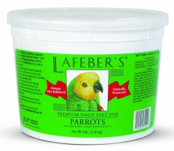 Lafebers Parrot Pellets 5 lb tub