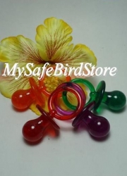 Acrylic Pacifier 2 1/2" Assorted Colors