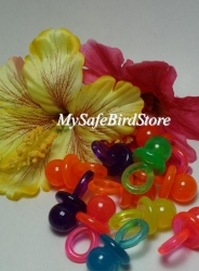 Acrylic Pacifier 1 3/4" Assorted Colors