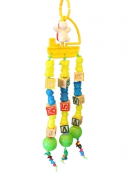 Teddy Tugboat by Made in the USA Bird Toys