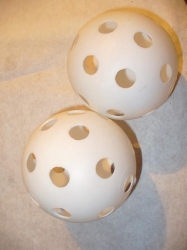 Wiffle Ball Large 4" in diameter 2 pack