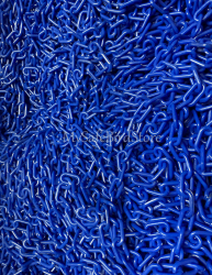 Plastic Chain 3/4 Inch Blue Per Foot