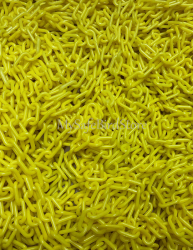 Plastic Chain 3/4 Inch Yellow Per Foot
