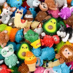 Porcupine Funny Character Foot Toys 5 Pack