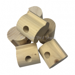 S Shaped Wood Toy Part  1.75