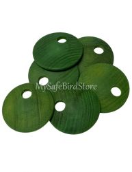 Circular Wood Wafer with 1/4