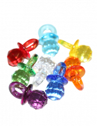 Faceted Pacifier Assortment 25 Pack